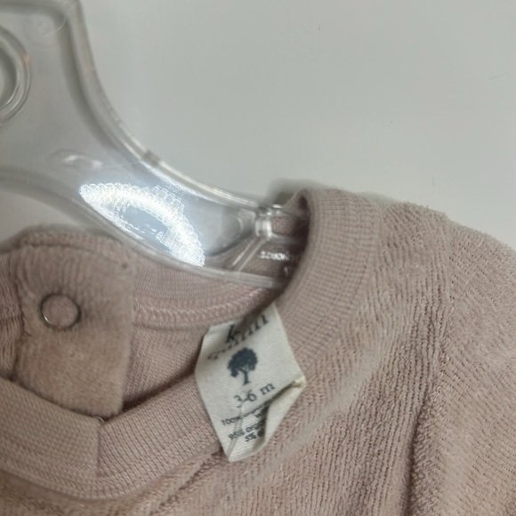 Kate Quinn Terry romper dress in Beige size 3-6M EUC - Picture 3 of 4